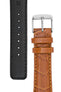 IWC-Style Alligator Embossed Leather Watch Strap in BROWN