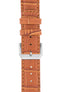 IWC-Style Alligator Embossed Leather Watch Strap in BROWN