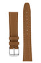 IWC-Style Calf Leather Watch Strap in CARAMEL