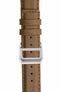 IWC-Style Calf Leather Watch Strap in CARAMEL