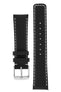 IWC-Style Carbon Embossed Watch Strap in BLACK