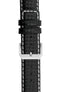 IWC-Style Carbon Embossed Watch Strap in BLACK