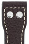 IWC-Style Aviation Buffalo Leather Watch Strap in BROWN
