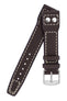 IWC-Style Aviation Buffalo Leather Watch Strap in BROWN