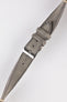 JPM Italian Distressed Tasso Leather Watch Strap in GREY