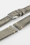 JPM Italian Distressed Tasso Leather Watch Strap in GREY