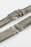 JPM Italian Distressed Tasso Leather Watch Strap in GREY
