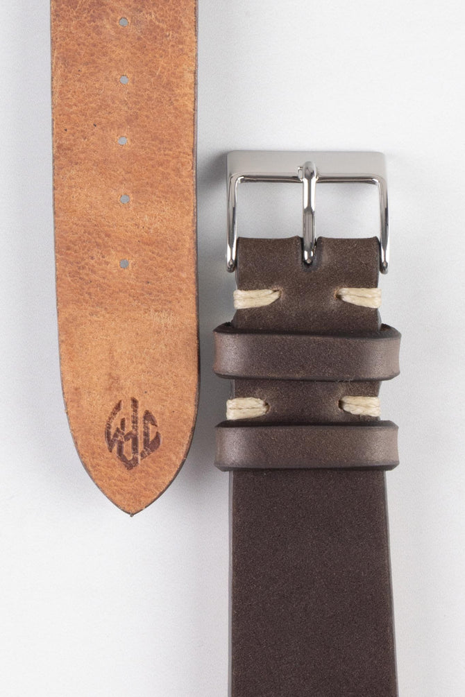 JPM Italian Shell Cordovan Watch Strap in BROWN