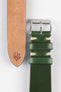 JPM Italian Shell Cordovan Watch Strap in GREEN