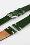 JPM Italian Shell Cordovan Watch Strap in GREEN