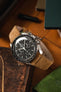 JPM Italian Suede Leather Watch Strap in BEIGE