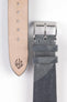 JPM Italian Suede Leather Watch Strap in GREY CAMOUFLAGE