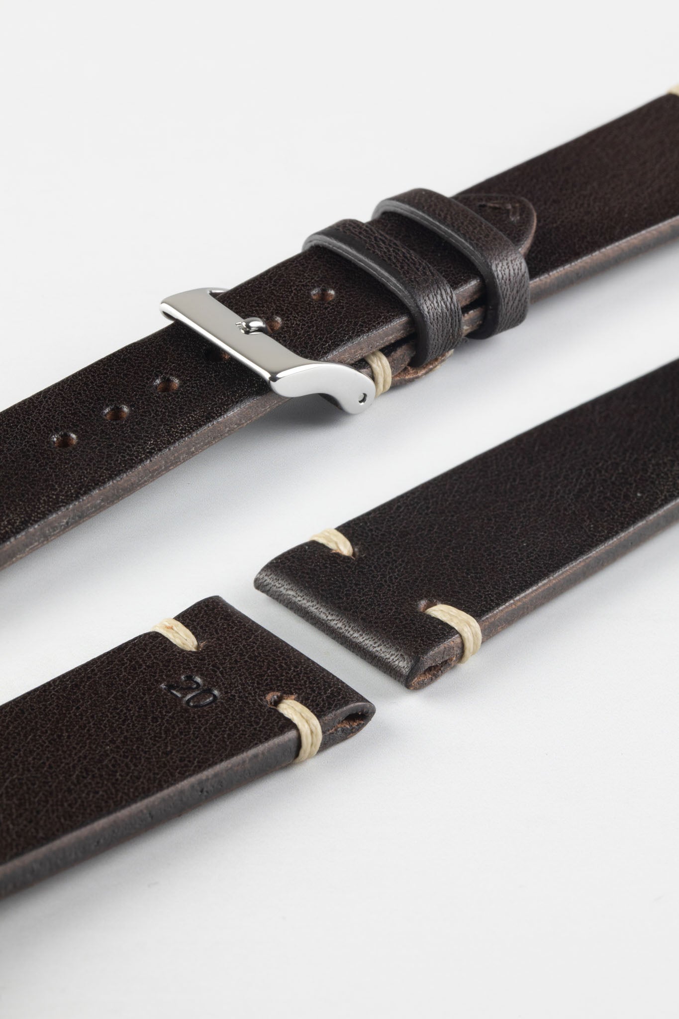 Jpm leather watch strap deals