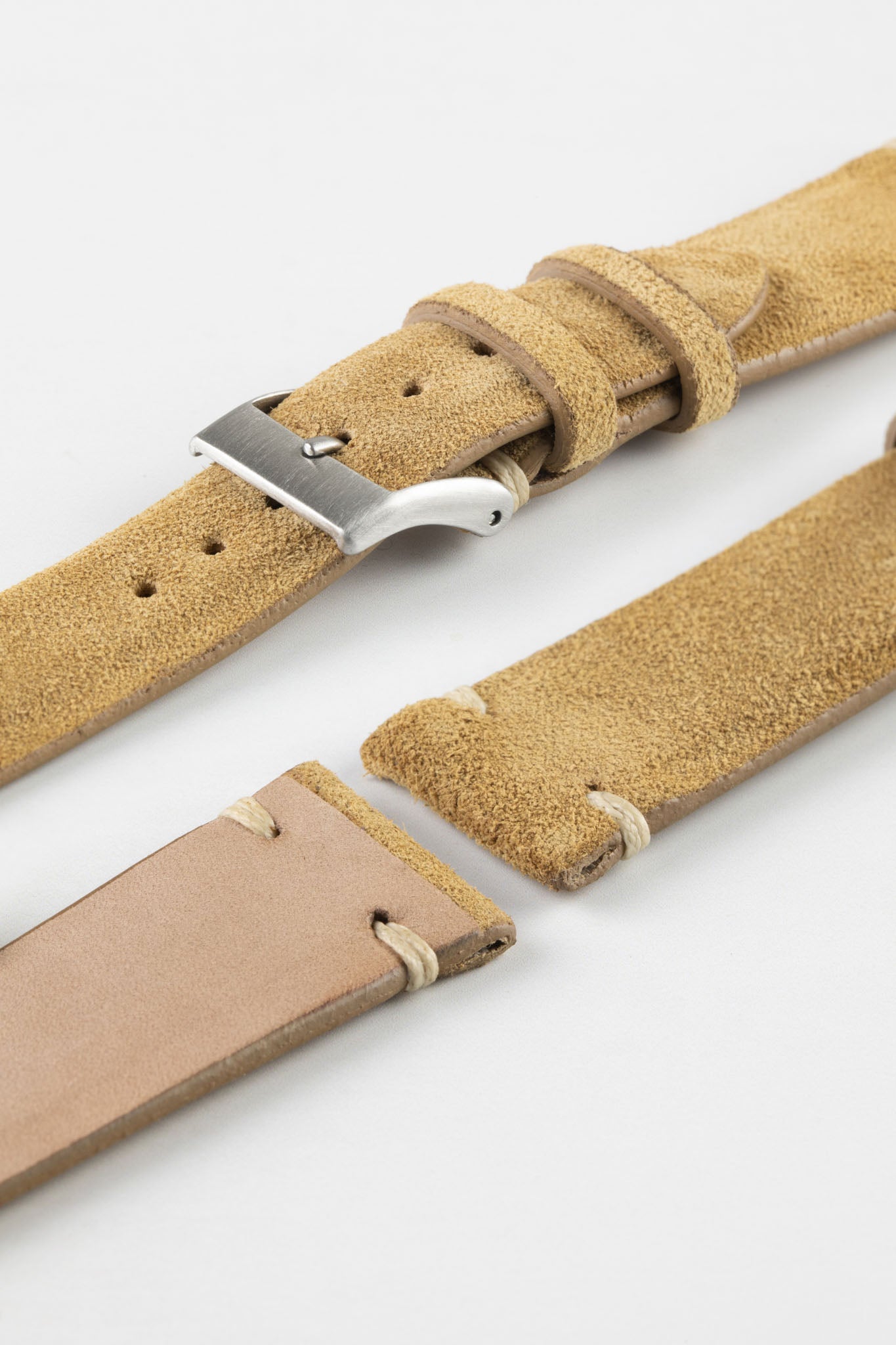 Tan suede watch strap online