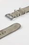 JPM Italian Leather One-Piece Watch Strap in TASSO GREY