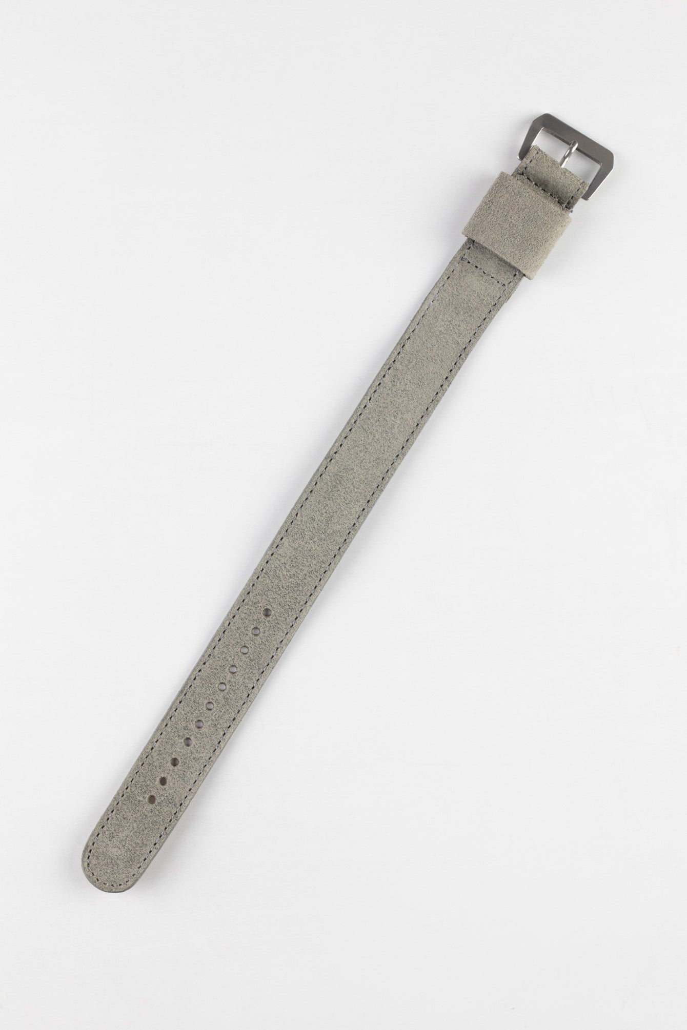 Grey Suede Watch Strap