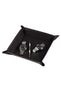 JPM Large Leather Watch Valet Tray in BROWN