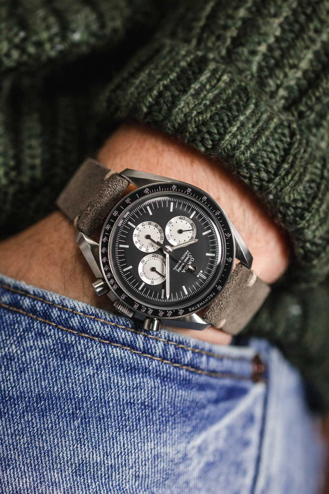 vintage suede watch strap 