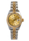 ROLEX Datejust 79173 Ladies Automatic Bi-Metal Watch 25mm with Gold Dial