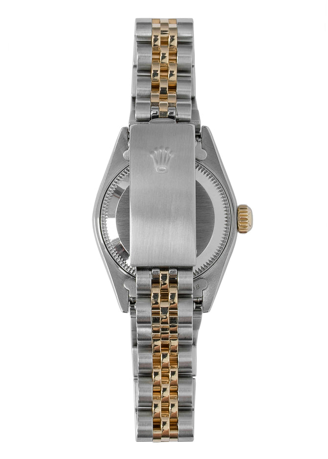 ROLEX Datejust 79173 Ladies Automatic Bi-Metal Watch 25mm with Gold Dial