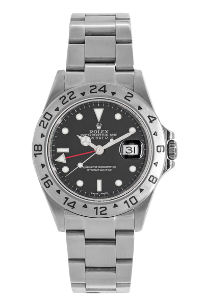 ROLEX Explorer II 16570 40mm Stainless Steel Watch – Black Dial