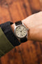 black crocodile leather watch strap 