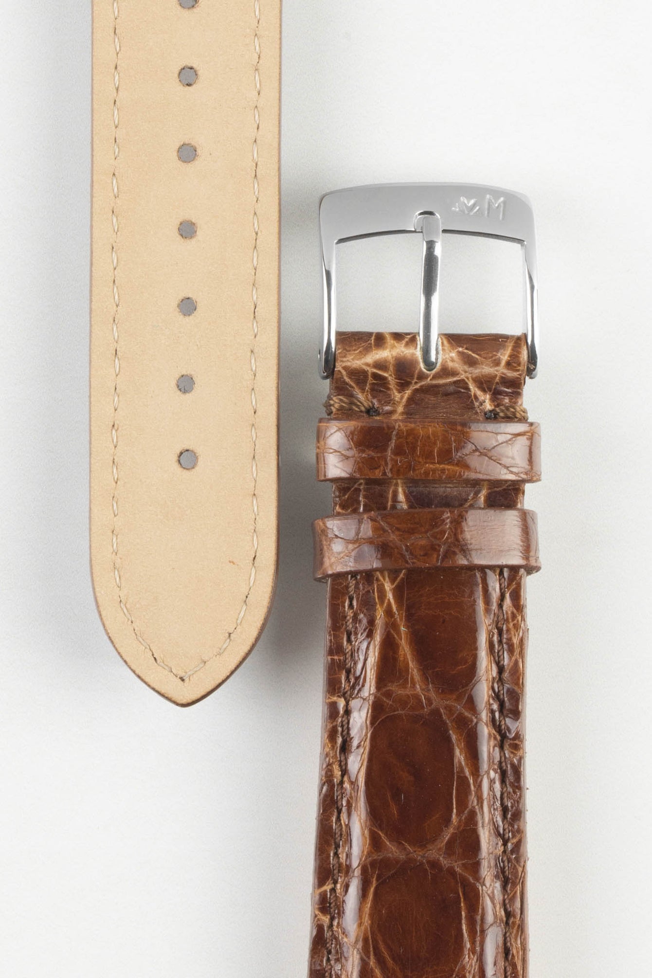 genuine crocodile leather watch strap 