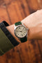 Morellato AMADEUS Genuine Crocodile Watch Strap in GREEN