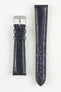Morellato AMADEUS Genuine Alligator Watch Strap in DARK BLUE