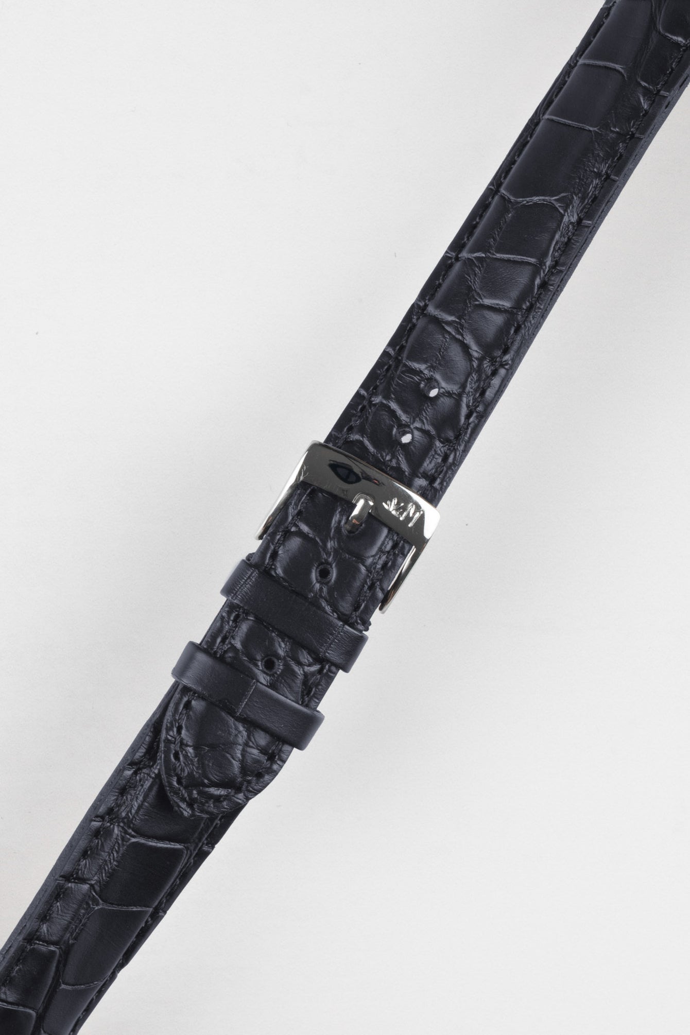 Morellato AMADEUS Genuine Alligator Watch Strap in DARK BLUE