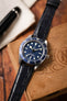 Morellato AMADEUS Genuine Alligator Watch Strap in DARK BLUE