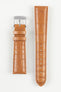 Morellato AMADEUS Genuine Alligator Watch Strap in HONEY