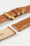 Morellato AMADEUS Genuine Alligator Watch Strap in HONEY