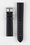 black leather watch strap 