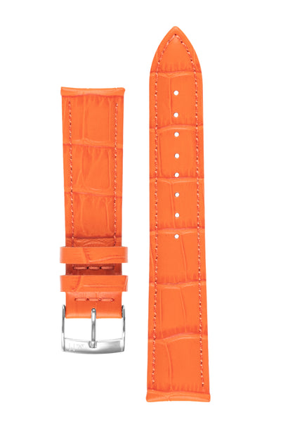 orange leather strap 