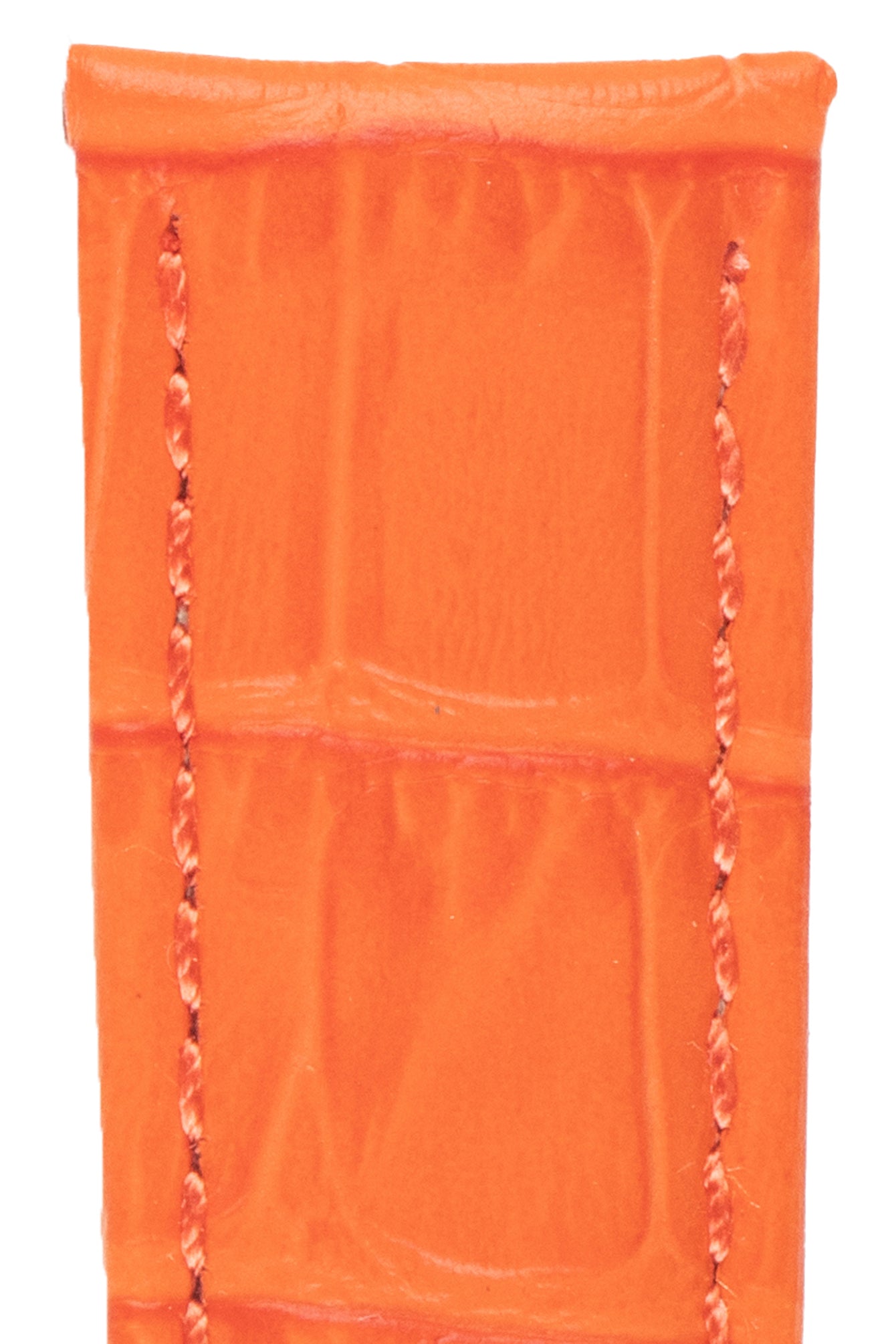 orange leather strap 