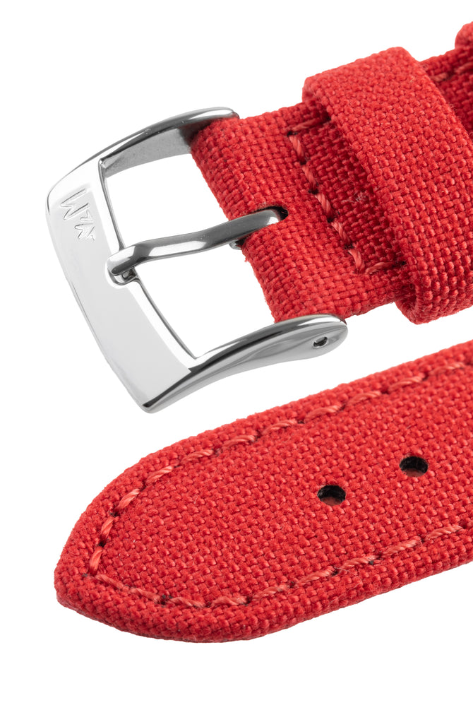 Morellato CORDURA 2 Water-Resistant Fabric Watch Strap in RED