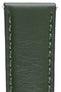 Morellato CROQUET Quick-Release Leather Watch Strap in GREEN