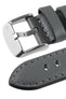 Morellato CROQUET Quick-Release Leather Watch Strap in GREY