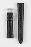 black crocodile watch strap