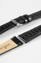 black crocodile watch strap