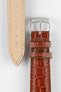 watch strap brown crocodile 