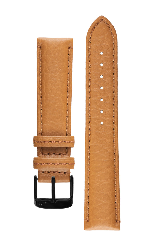 Morellato TINTORETTO Genuine Deerskin Leather Watch Strap in HONEY