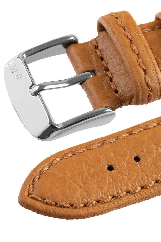 Morellato TINTORETTO Genuine Deerskin Leather Watch Strap in HONEY