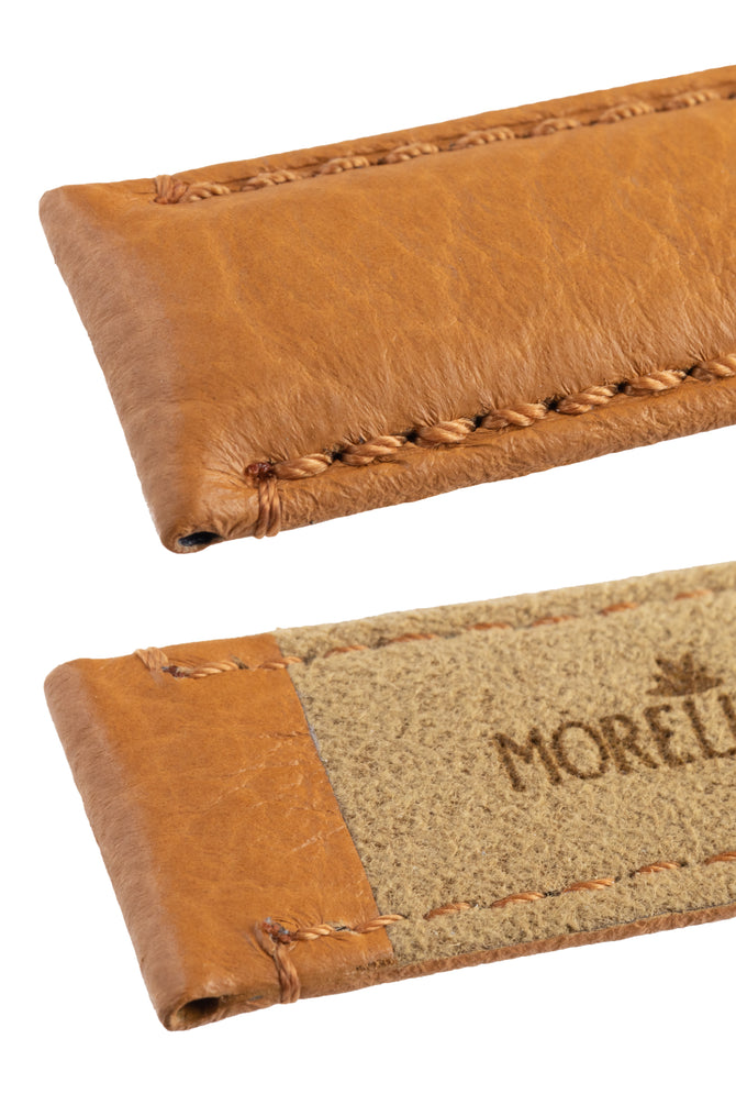 Morellato TINTORETTO Genuine Deerskin Leather Watch Strap in HONEY