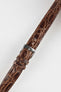 brown crocodile watch strap 