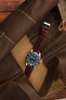 Morellato TRACY Genuine Crocodile Watch Strap in BURGUNDY