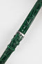 Morellato TRACY Genuine Crocodile Watch Strap in GREEN