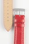 Morellato VIOLINO Genuine Lizard Skin Strap in RED