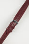  burgundy lizard watch strap 